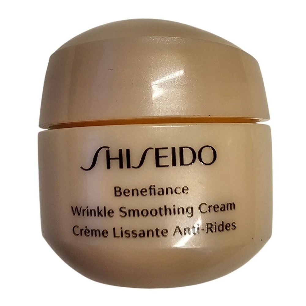 NEW Shiseido Benefiance Wrinkle Smoothing Cream Anti Aging Face Moisturizer 15ml